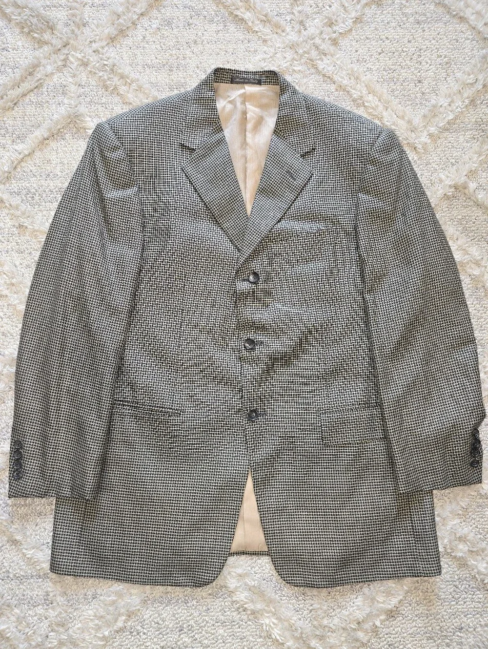 Pal Zileri Italian Luxury Silk and Wool Blazer 3 Button Gruppo Forall size 42